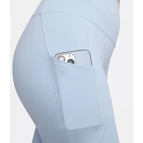 NWT Nike One Dri-FIT High Waist 8" Biker Shorts Blue FZ6758-440 Women's Size XS - Picture 10 of 16